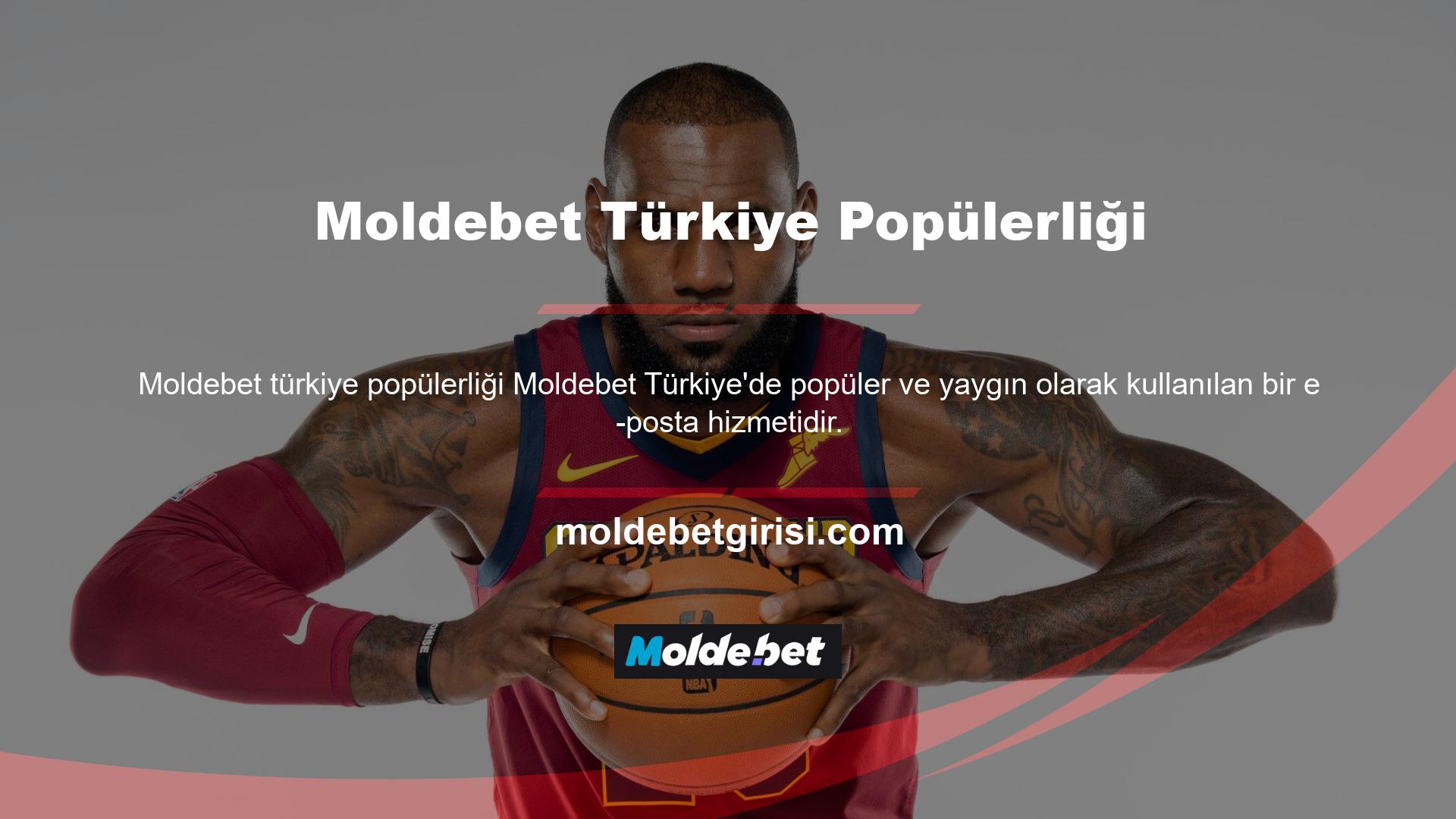 Binlerce Türk kullanıcısı e -posta ihtiyaçları için Moldebet güveniyor